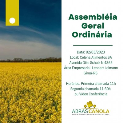 ASSEMBLÉIA GERAL ORDINÁRIA